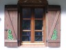 decorative wooden shutter with ornament - 02