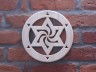 openwork wooden ornament - rotating star