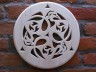openwork wooden ornament - triskel celtic
