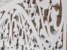 Ornamentowe azurowe dekoracje dla werandy wykonane ręcznie wnaturalnym drewnie wzór manda