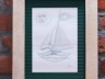 picture sea stories - marine lips copy in wooden lime frame