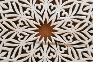 Rękodzieło artystyczne - ornament mandalila - detal