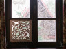 The window decoration - an openwork lime curtain 2