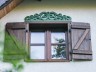 wooden ornamental openwork window 4 - 01 - green