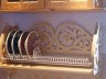 wooden shelf with decorative ornament 01